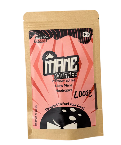 Bulk version of Believe the Hyphae Lion's Mane and Adaptogen enhanced mushroom coffee. It is a loose instant powder to provide a dynamic scoop amount. Locally made in North Texas.
